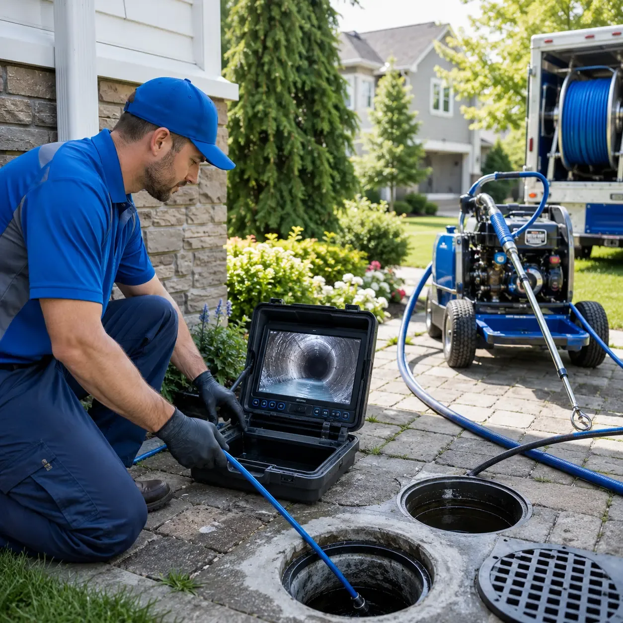 Outdoor drain cleaning professionals serving Halifax, PA